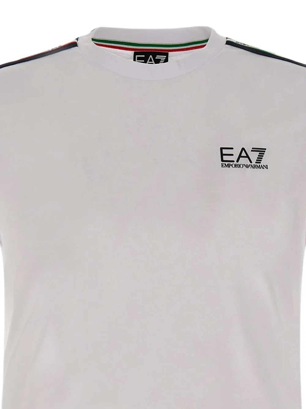 Ea7 Emporio Armani lItalian Spirit katoenen T-shirt Wit