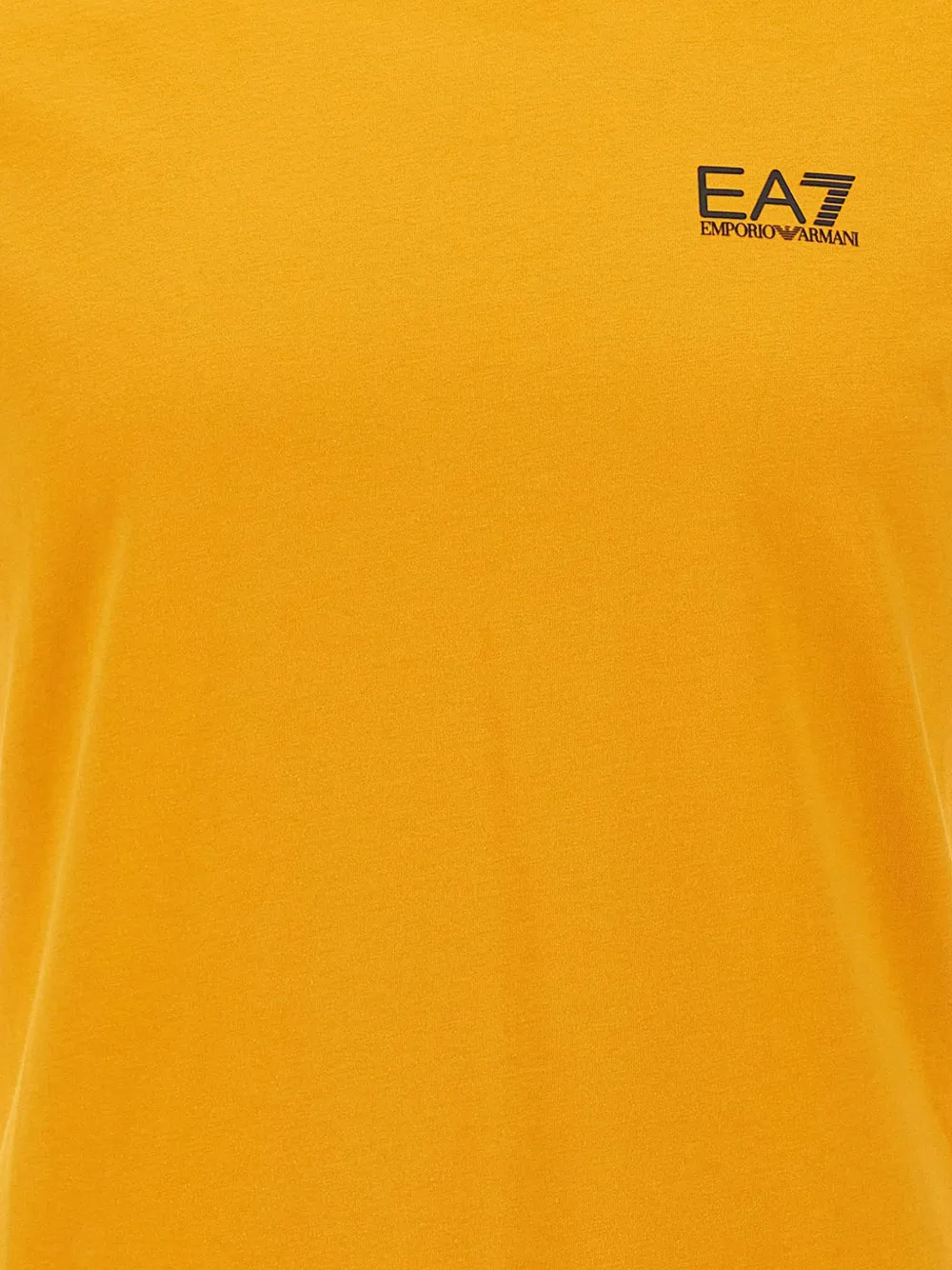 Ea7 Emporio Armani Katoenen T-shirt met logoprint Oranje