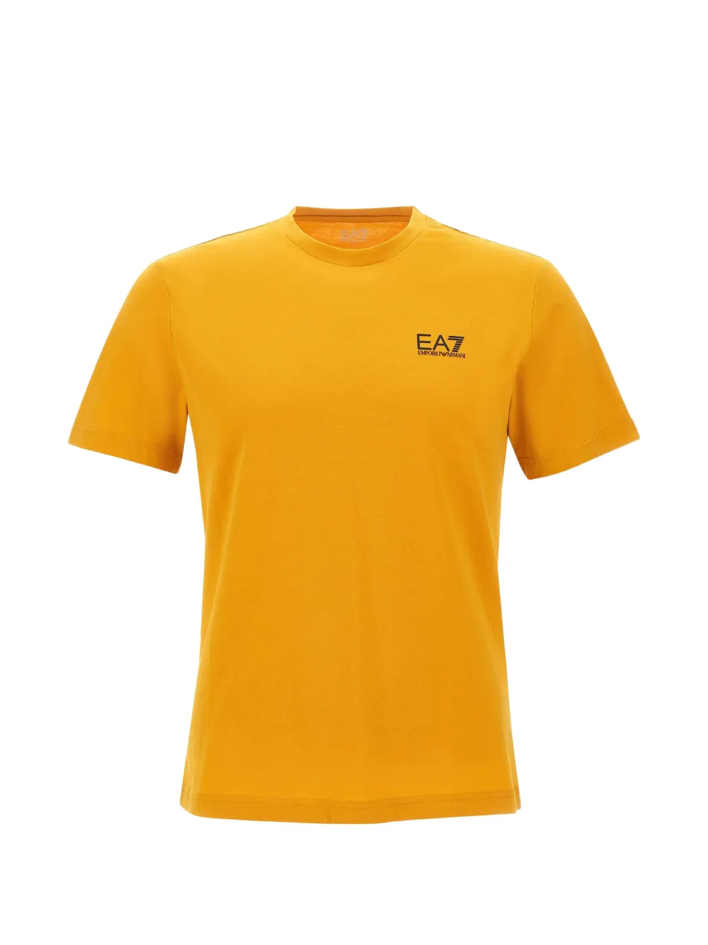 Ea7 Emporio Armani logo-print cotton T-shirt - Orange Ea7 Emporio Armani logo-print cotton T-shirt - Orange