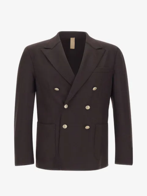 Eleventy double-breasted peak-lapel blazer