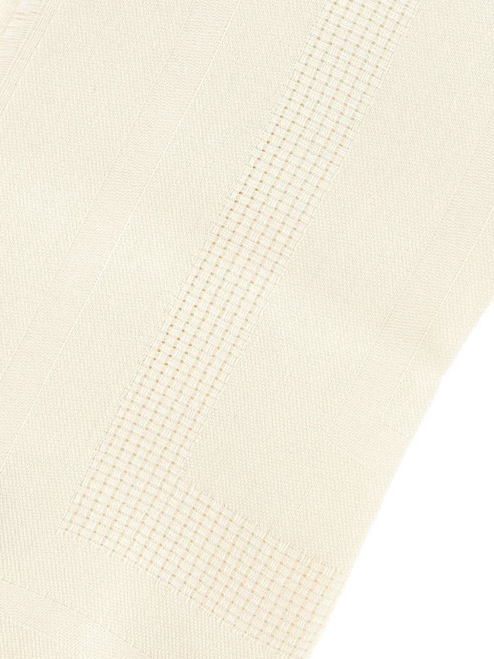 Elisabetta Franchi Wollen sjaal met logo Wit