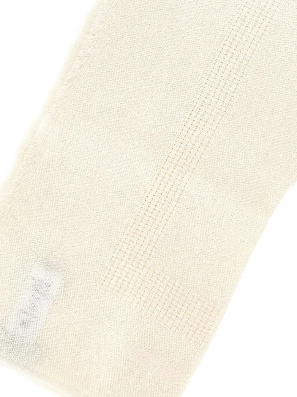Elisabetta Franchi Wollen sjaal met logo Wit