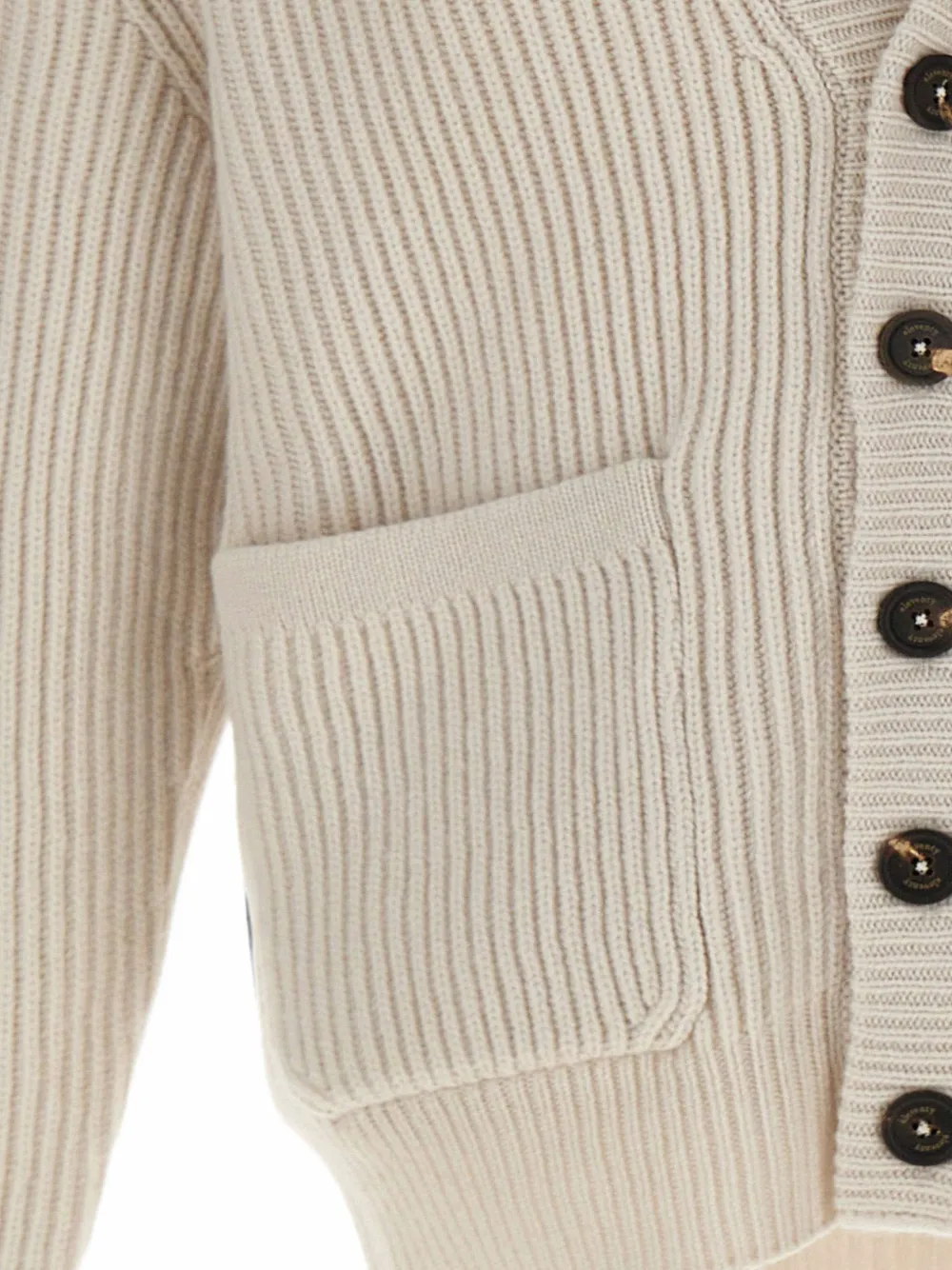 Eleventy Vest met sjaalkraag Beige