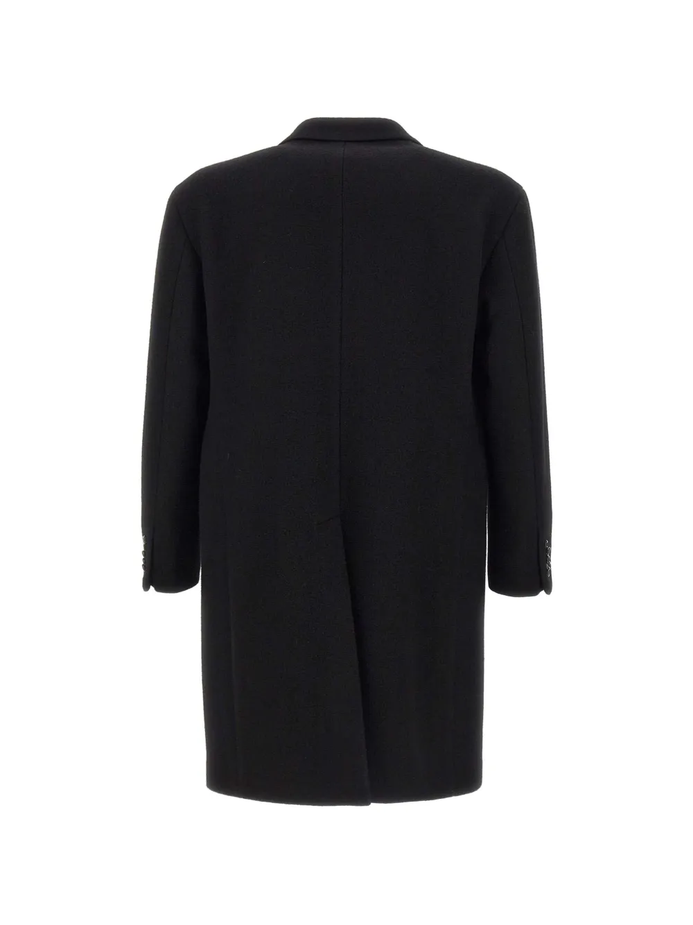 Tagliatore Mantel met dubbele rij knopen Zwart