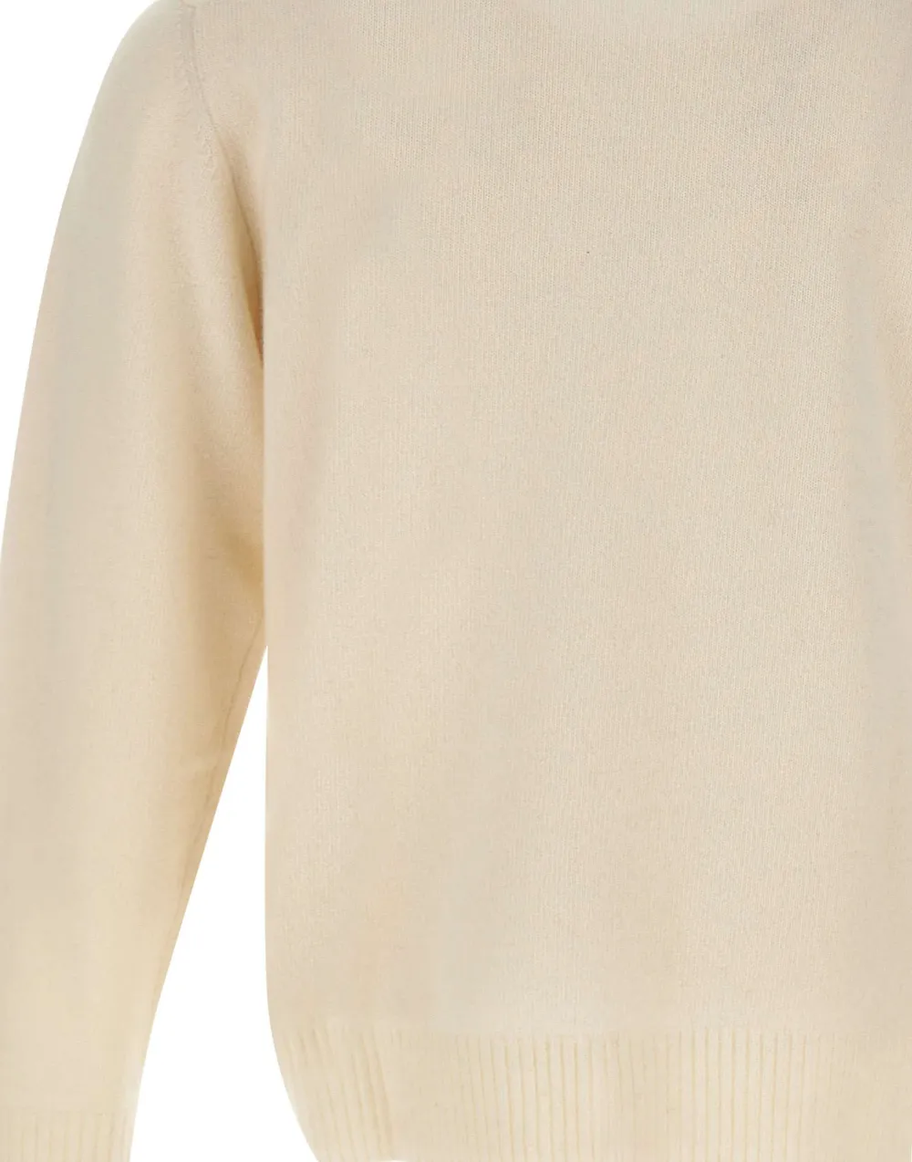 Eleventy Gebreid wollen overhemd met borstzak Beige