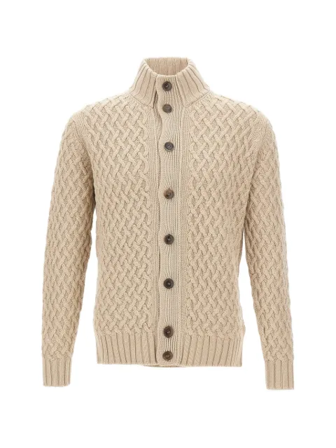 Filippo De Laurentiis cable-knit button-up cardigan