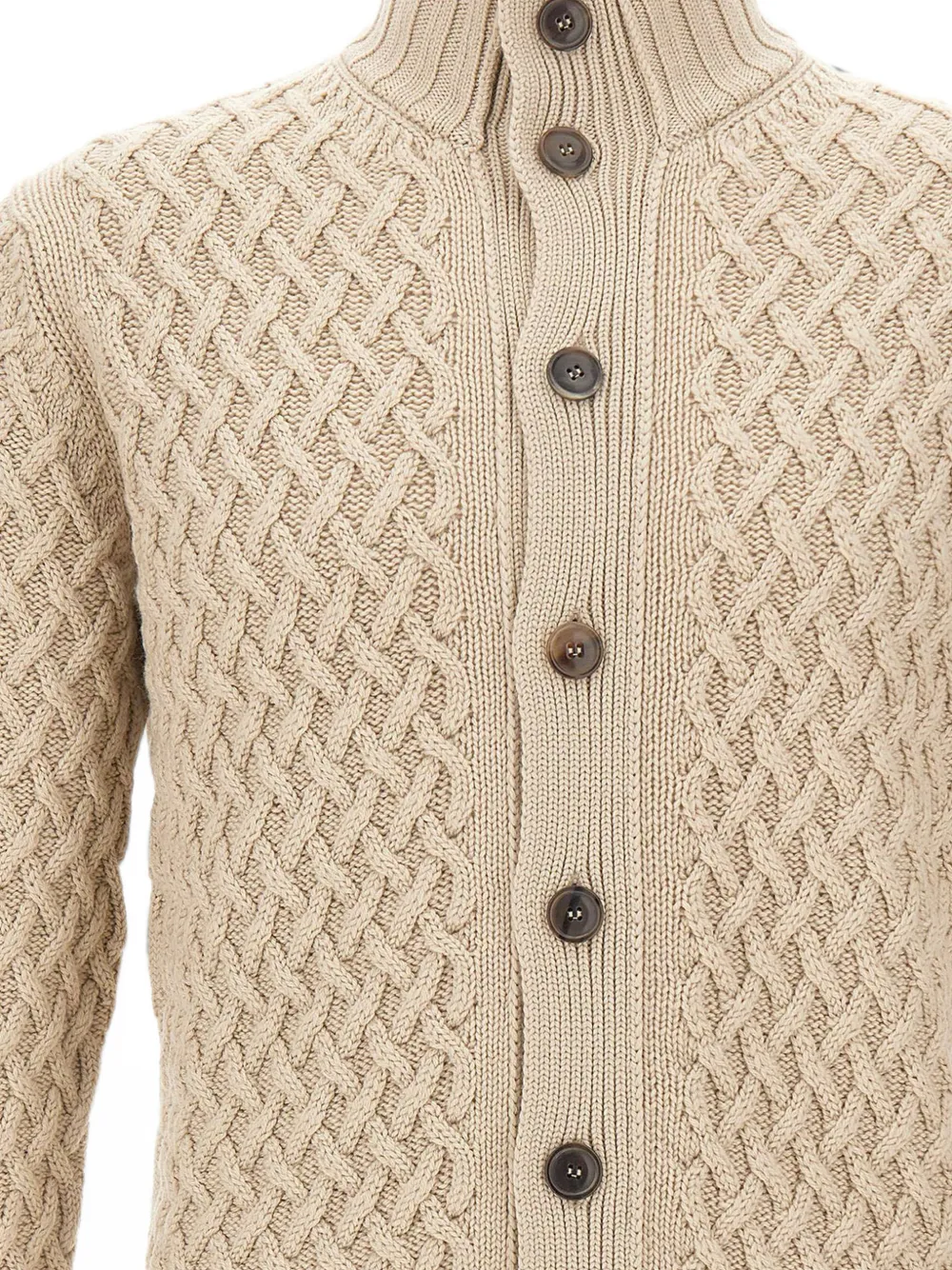 Filippo De Laurentiis Button-up vest Beige