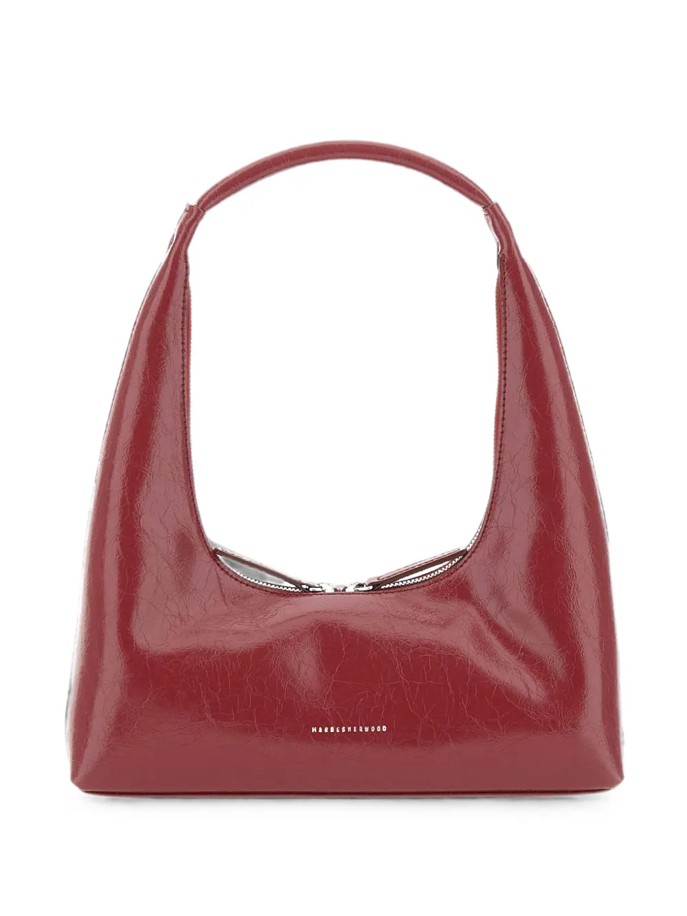 Marge Sherwood Hobo crinkled leather shoulder bag - Rot