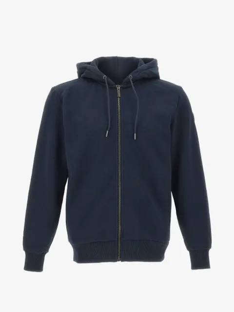 Colmar logo-patch zip-up hoodie