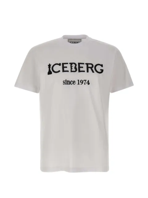 Iceberg logo-embroidered cotton T-shirt