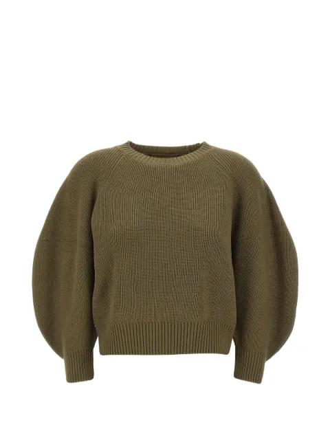 kaos 골지 벌룬 소매 스웨터