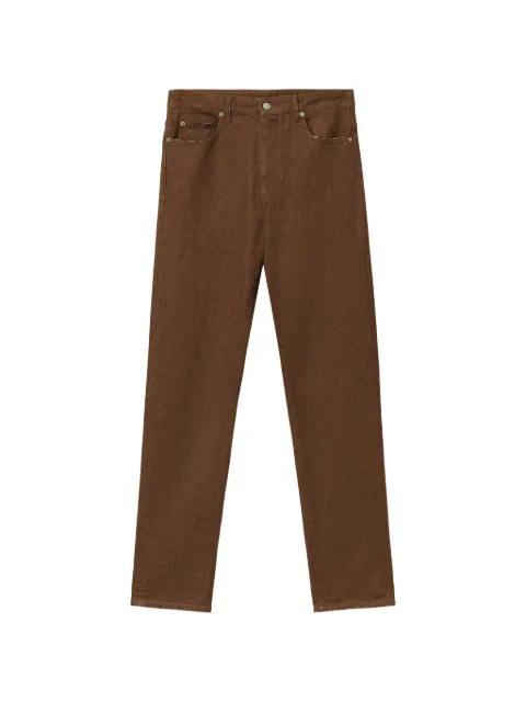 MM6 Maison Margiela distressed-effect straight-leg jeans