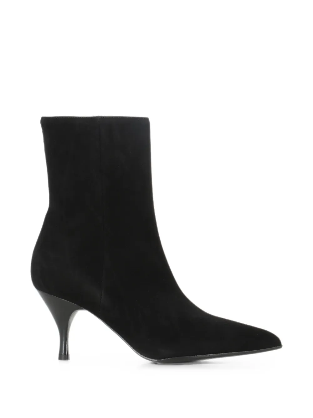 Sergio Levantesi pointed-toe suede boots Zwart