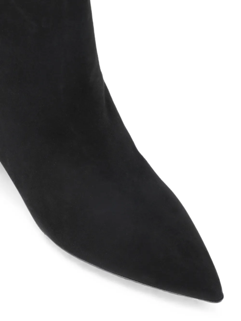 Sergio Levantesi pointed-toe suede boots Zwart