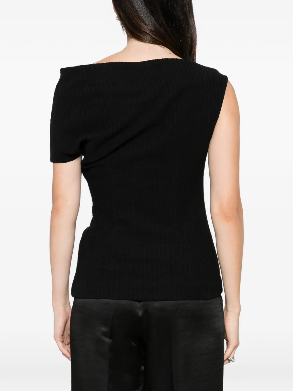 TOTEME Asymmetrisch gilet Zwart