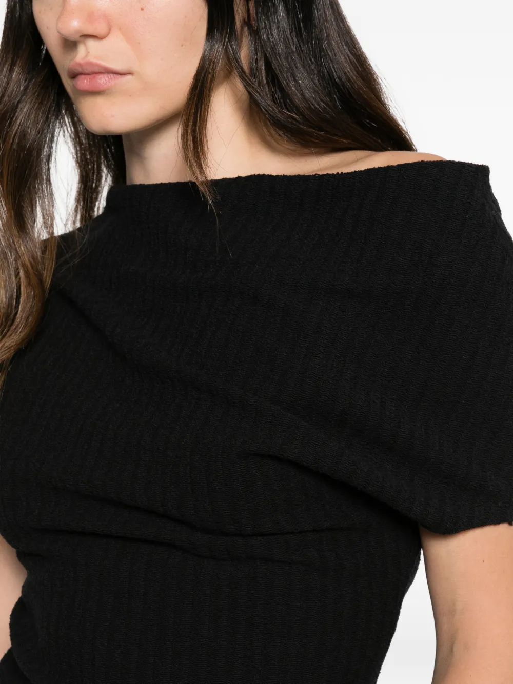 TOTEME Asymmetrisch gilet Zwart