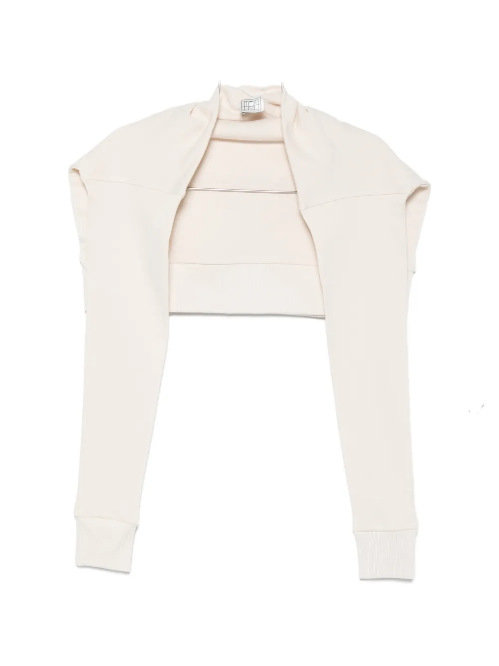 TOTEME jersey sleeve-effect scarf