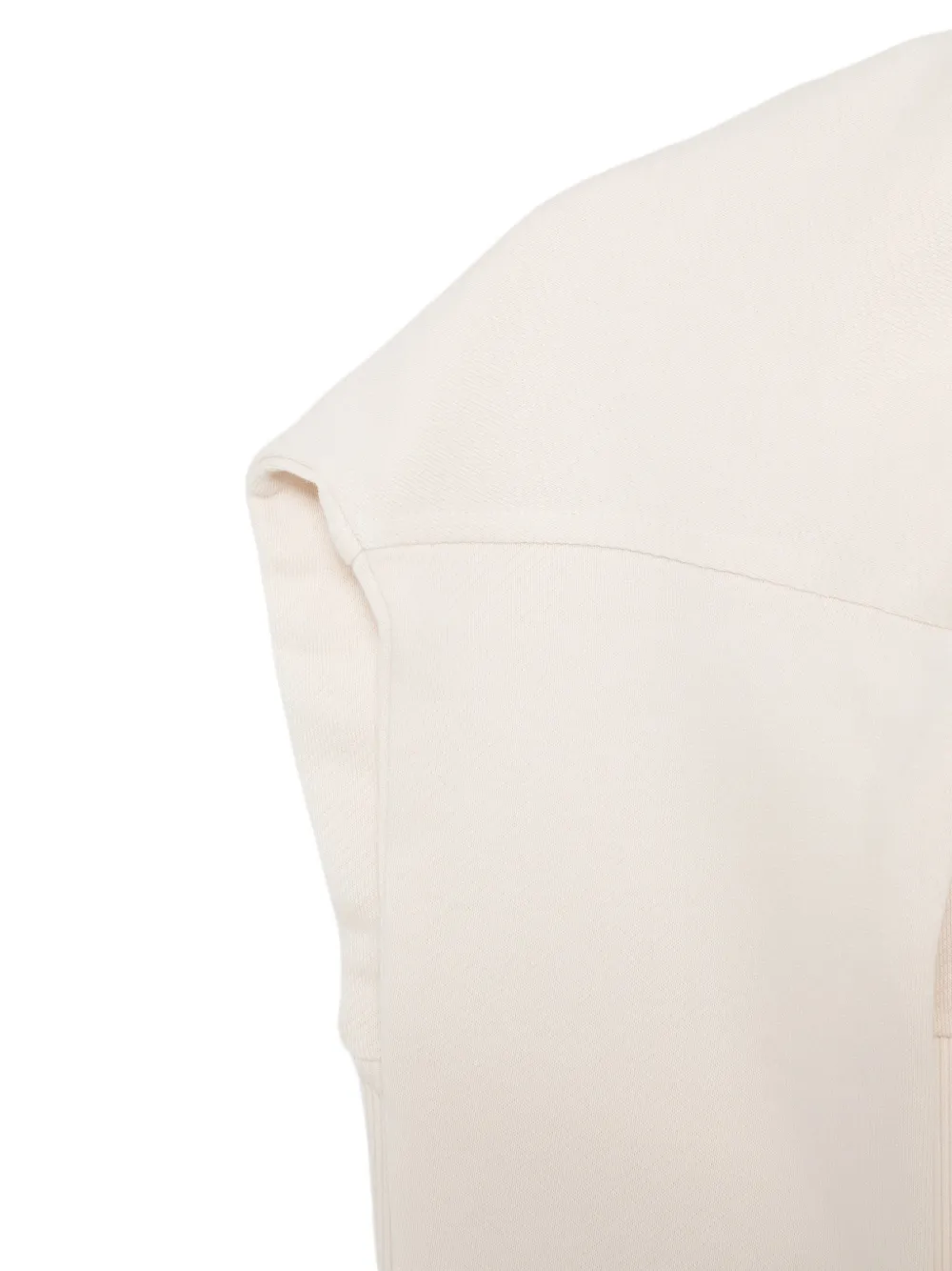 TOTEME Sjaal met jersey mouw-effect Beige
