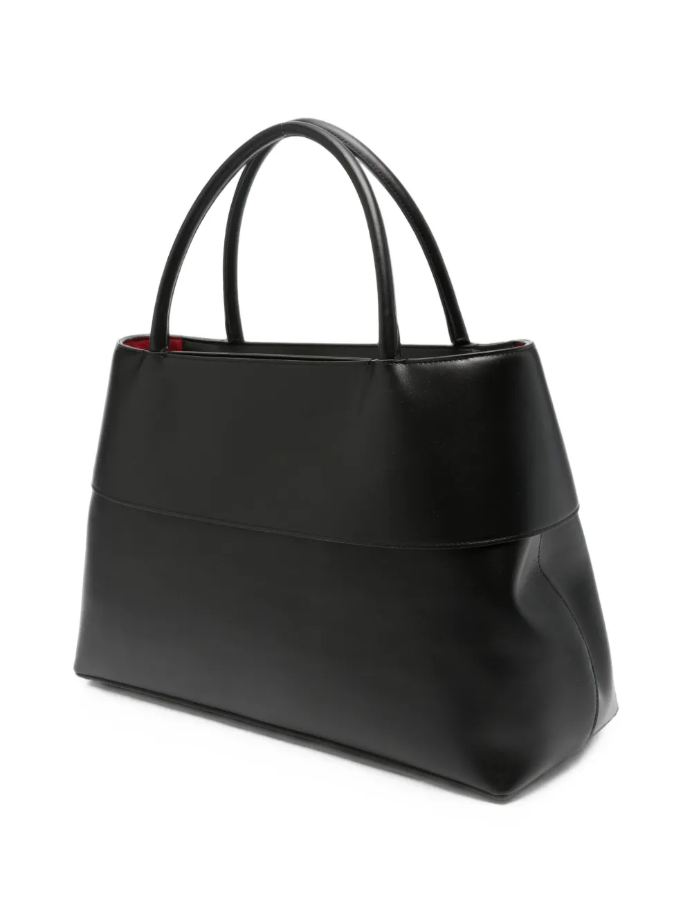 TOTEME Mercer leren shopper Zwart