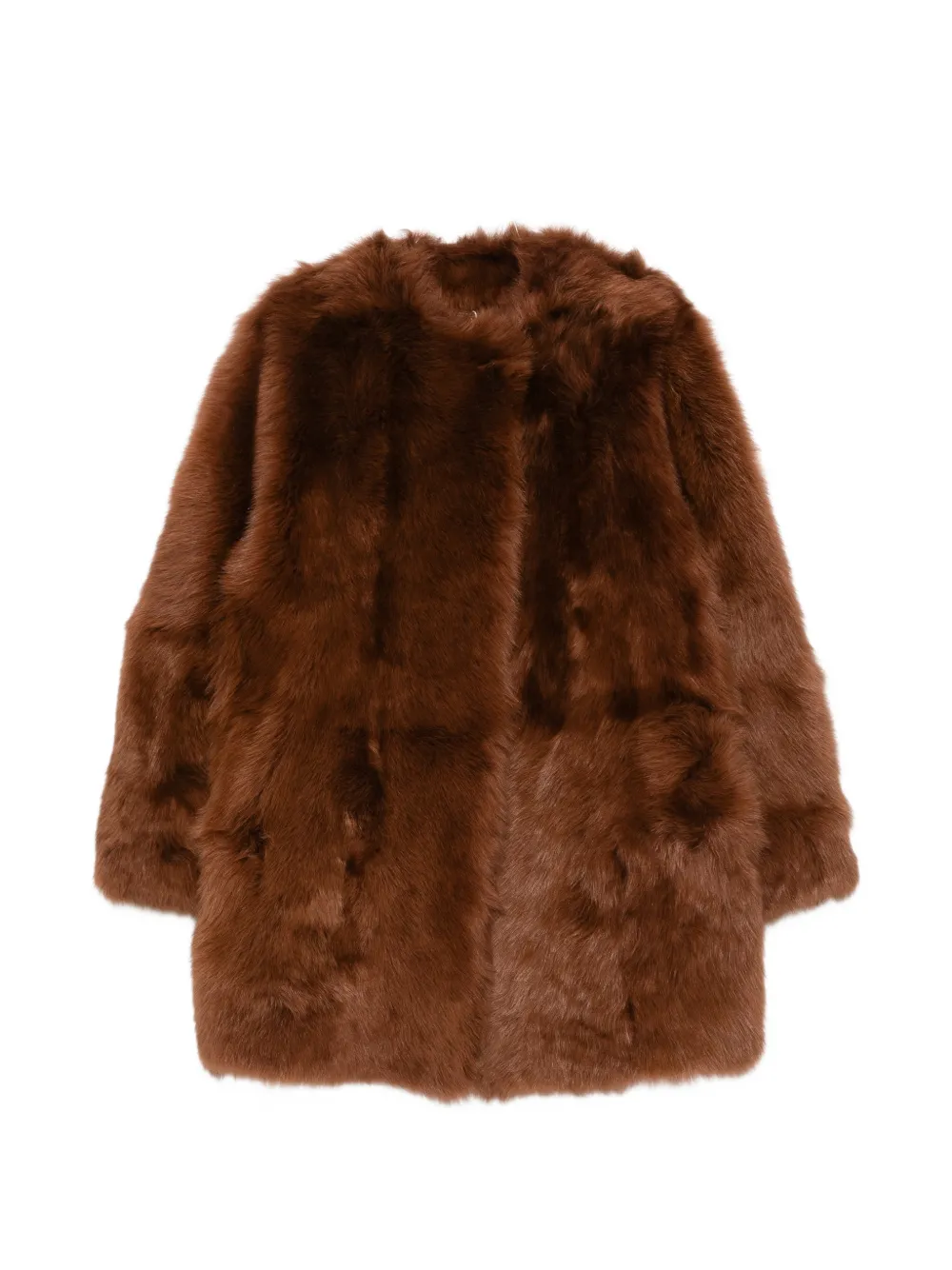 TOTEME shearling coat - Marron TOTEME shearling coat - Marron