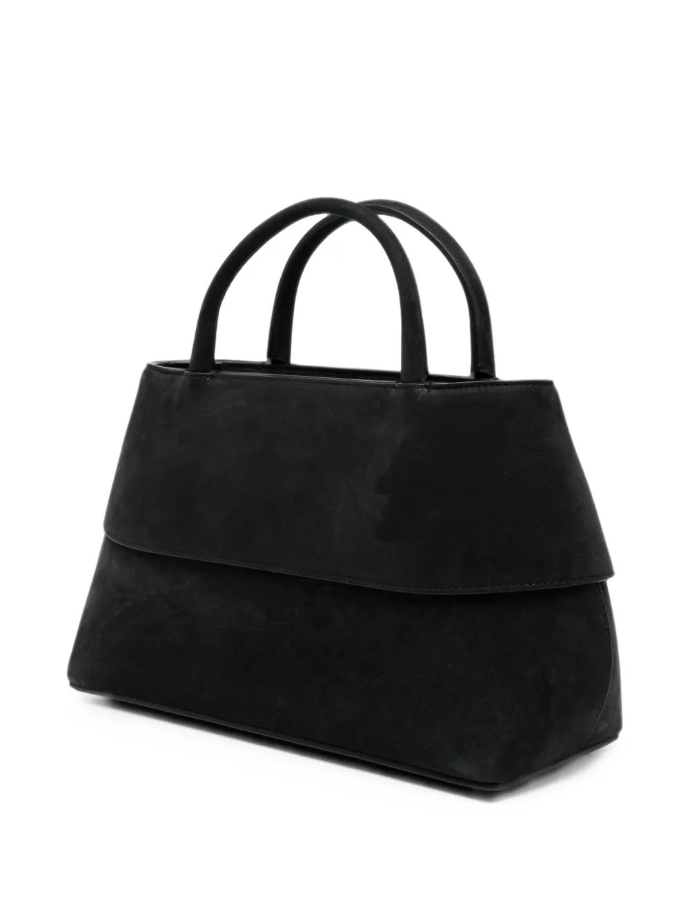 TOTEME Mercer nubuck leren shopper Zwart