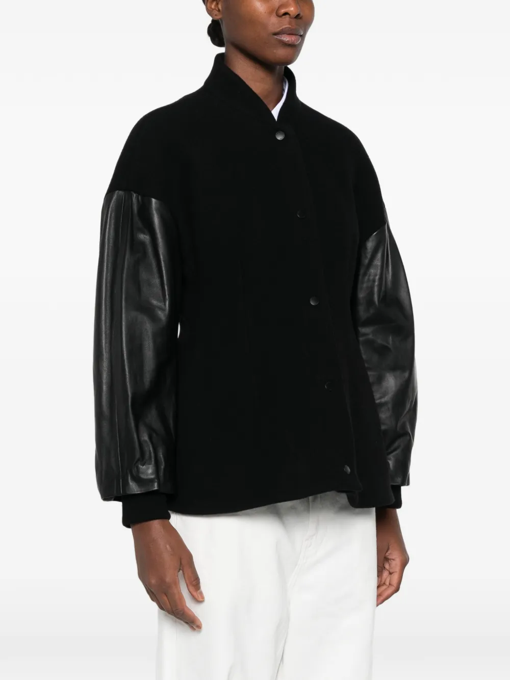 TOTEME Varsity wollen jack Zwart