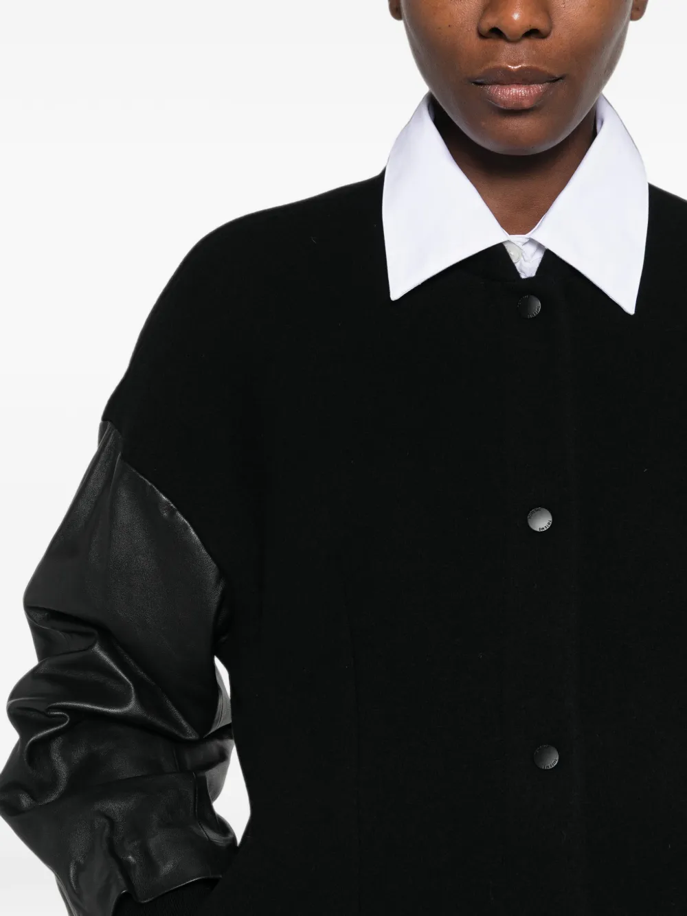 TOTEME Varsity wollen jack Zwart