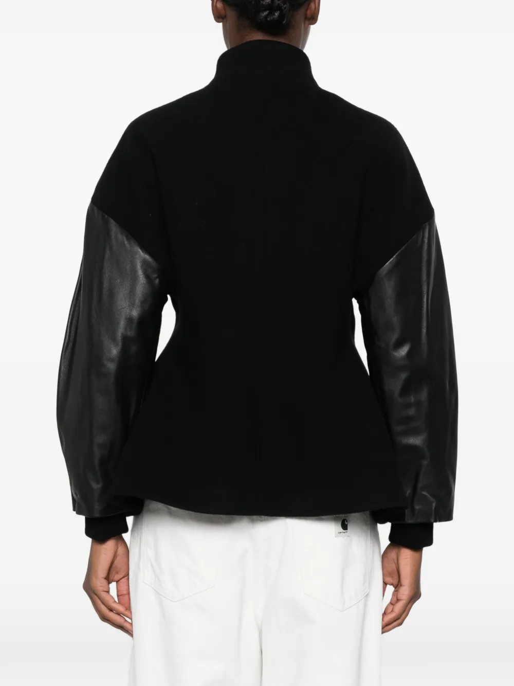 TOTEME Varsity wollen jack Zwart