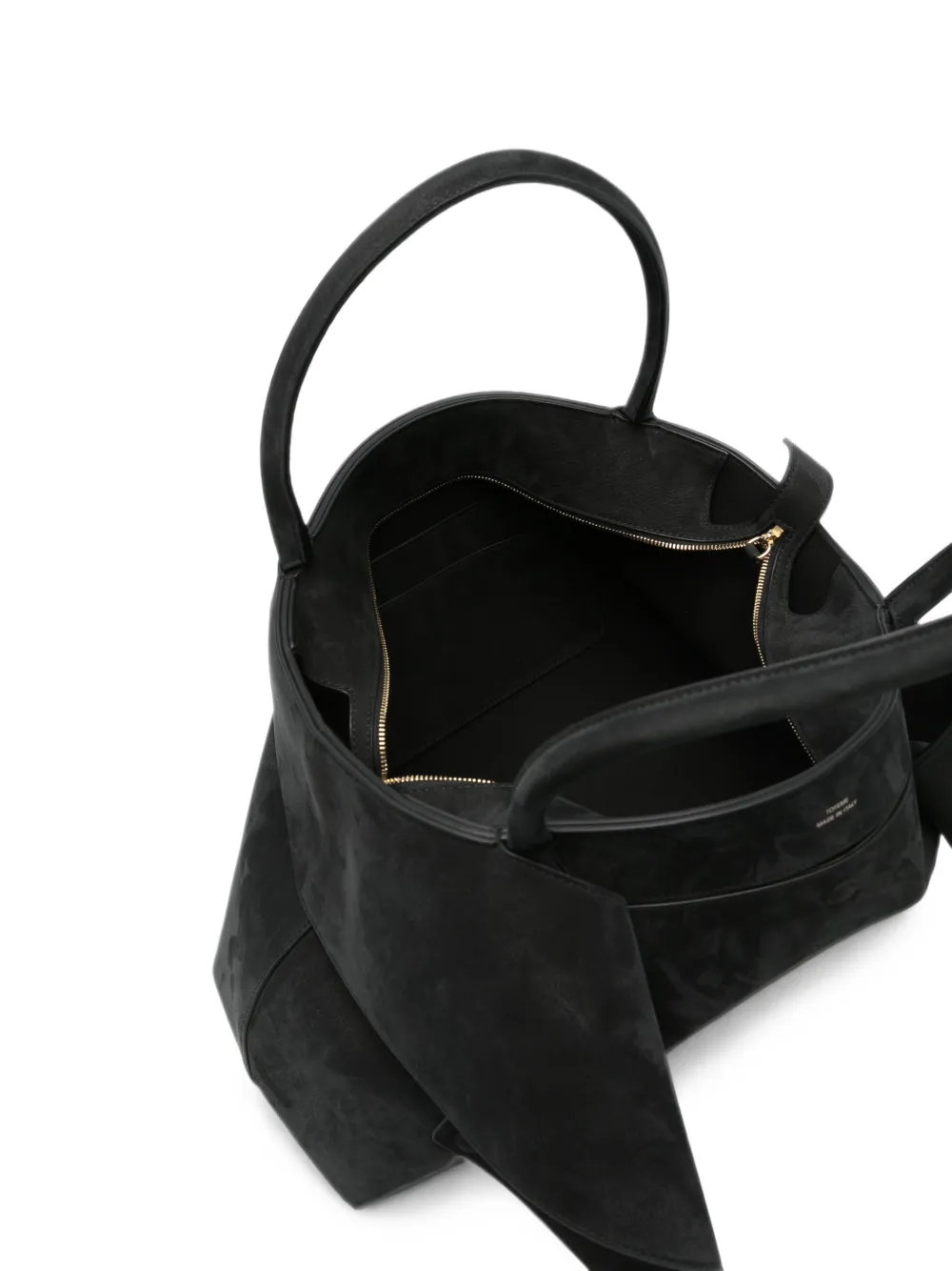 TOTEME Mercer nubuck shopper Zwart