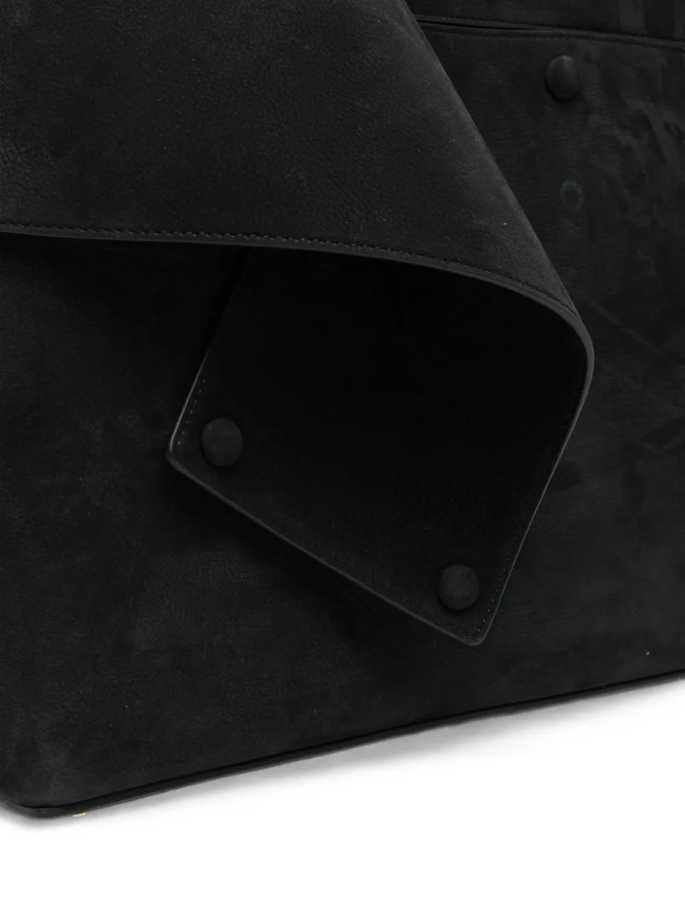 TOTEME Mercer nubuck shopper Zwart