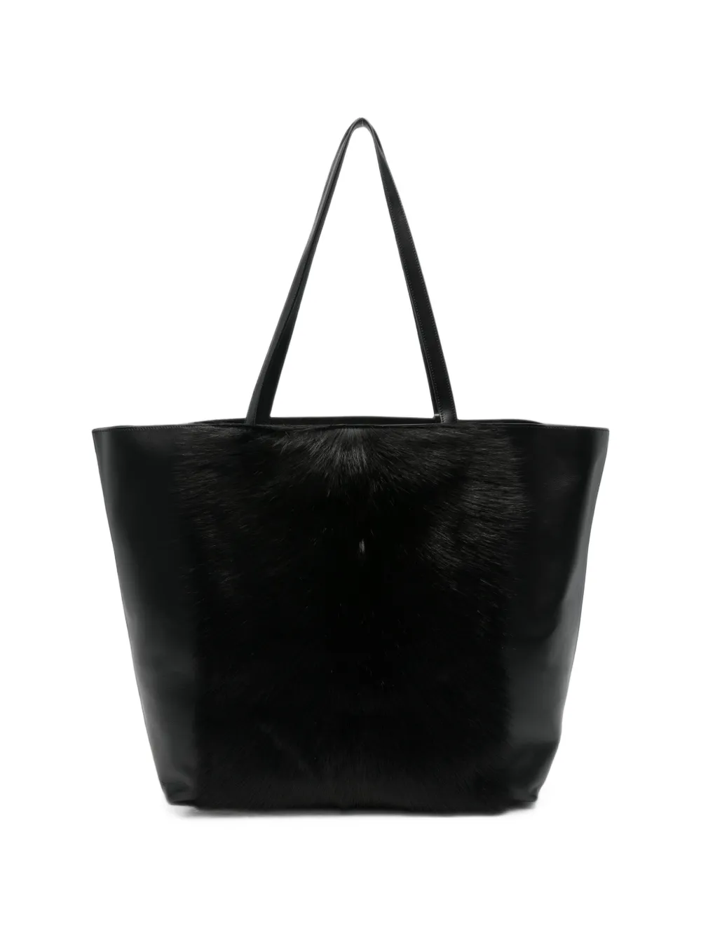 TOTEME cabas Roam en poils de chèvre - Noir TOTEME cabas Roam en poils de chèvre - Noir