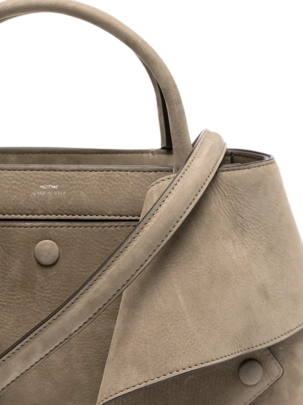 TOTEME Kleine Mercer nubuck shopper Grijs