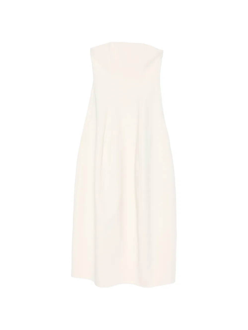 TOTEME strapless balloon maxi dress - Toni neutri