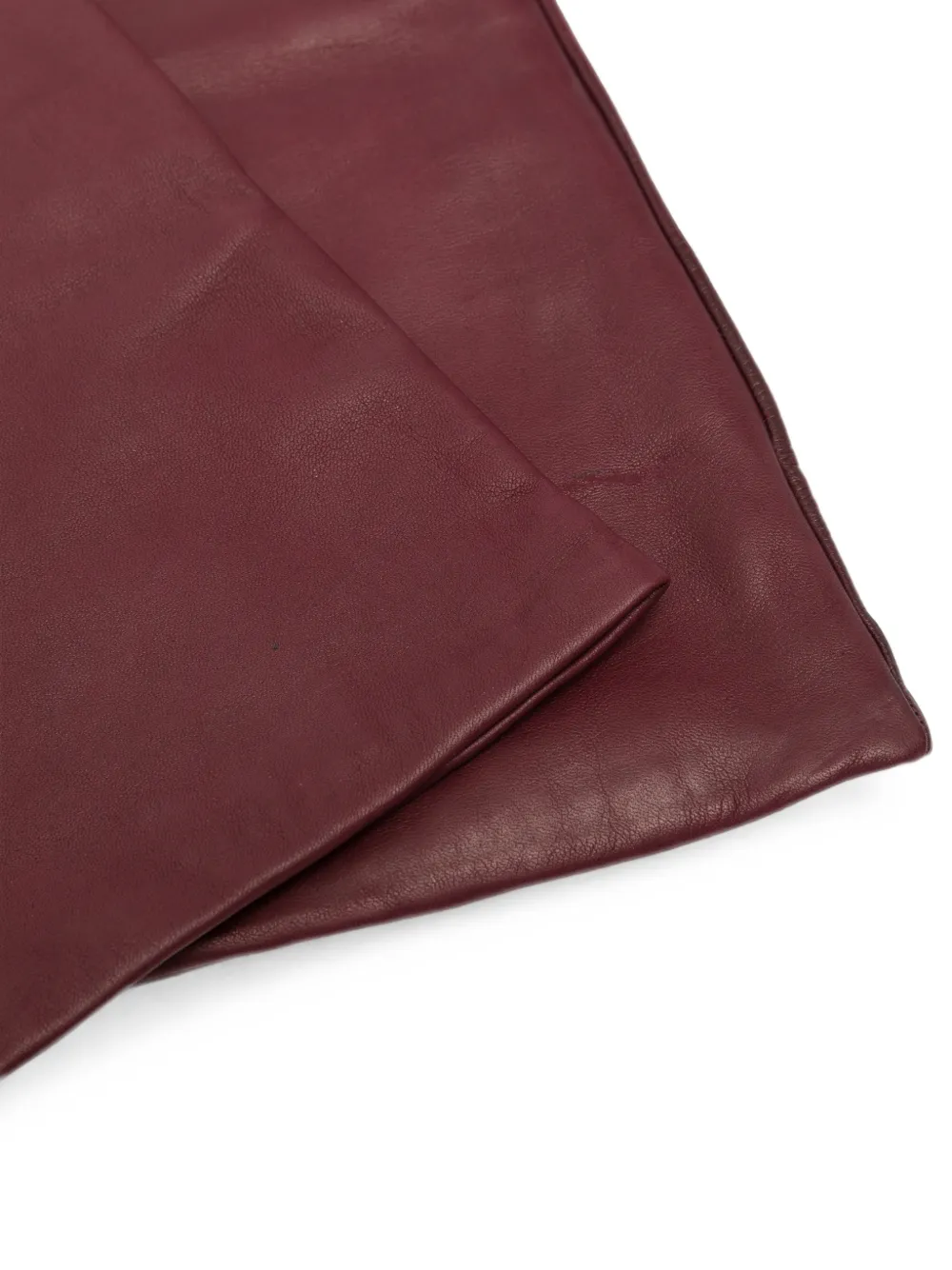 TOTEME extra-long leather gloves Rood