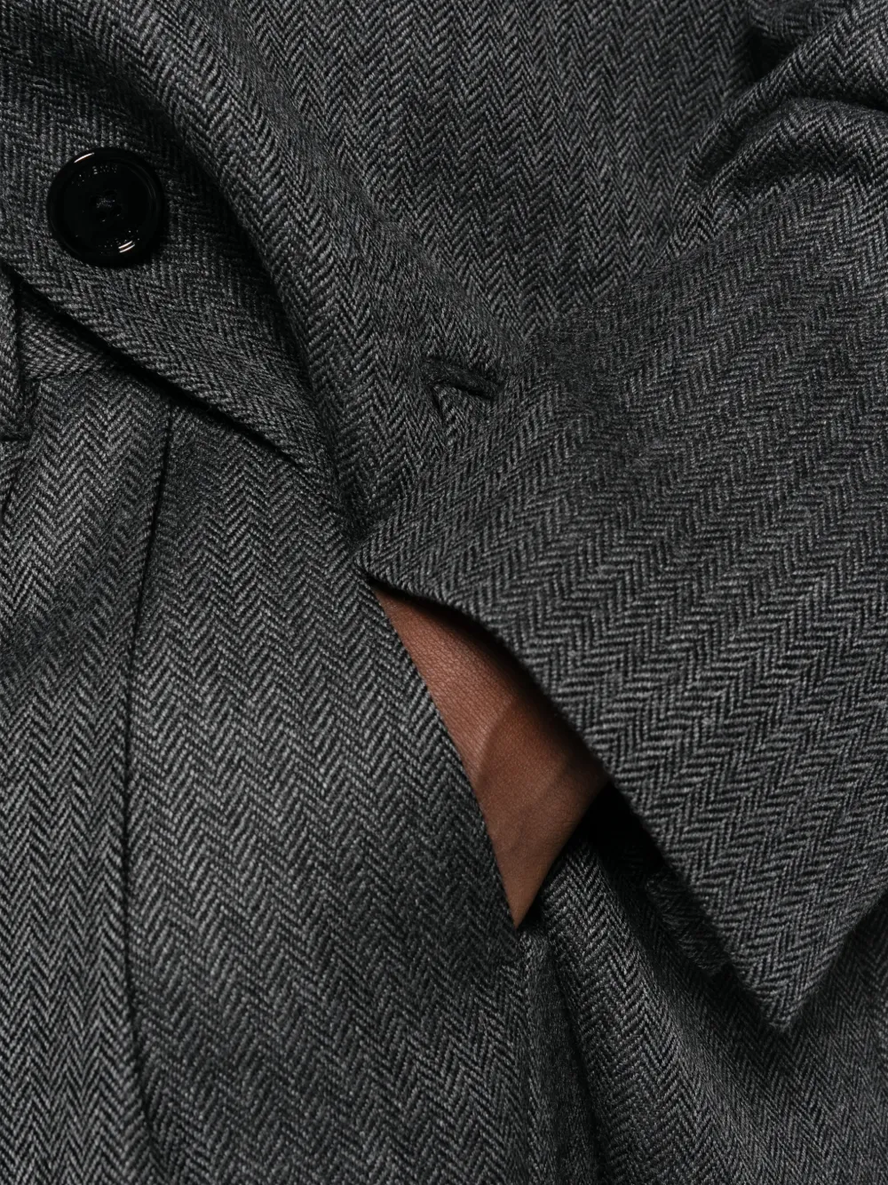 TOTEME herringbone-pattern blazer Grijs