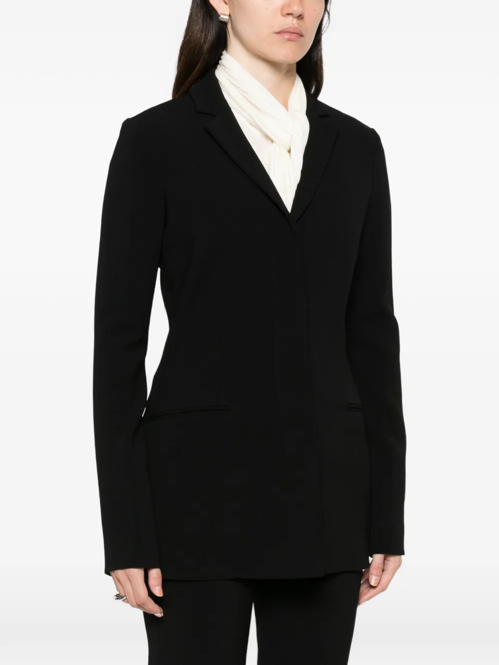 TOTEME Blazer met enkele rij knopen Zwart