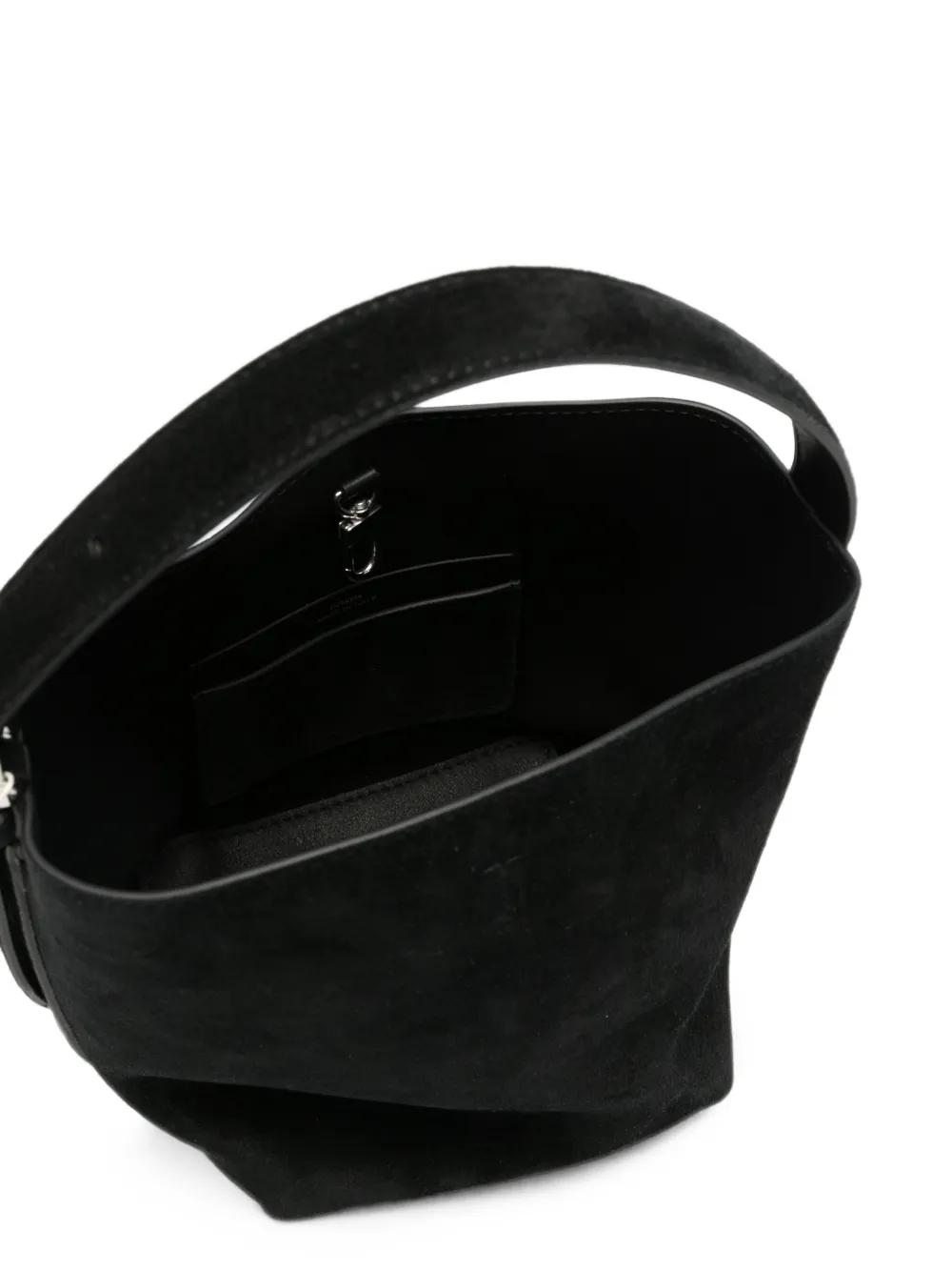 TOTEME Suède shopper met riem Zwart