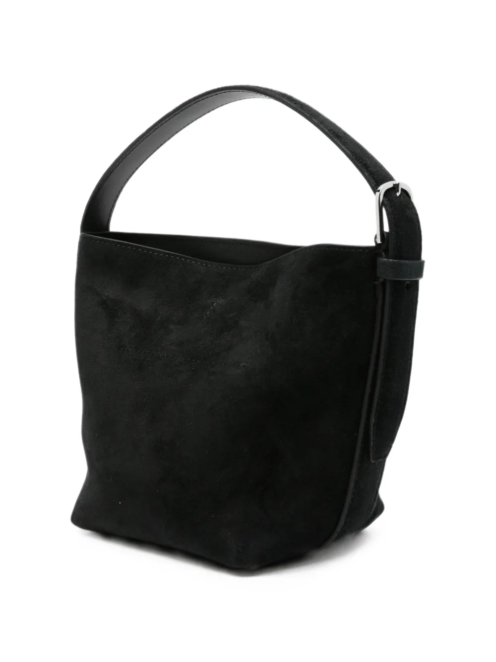TOTEME Suède shopper met riem Zwart