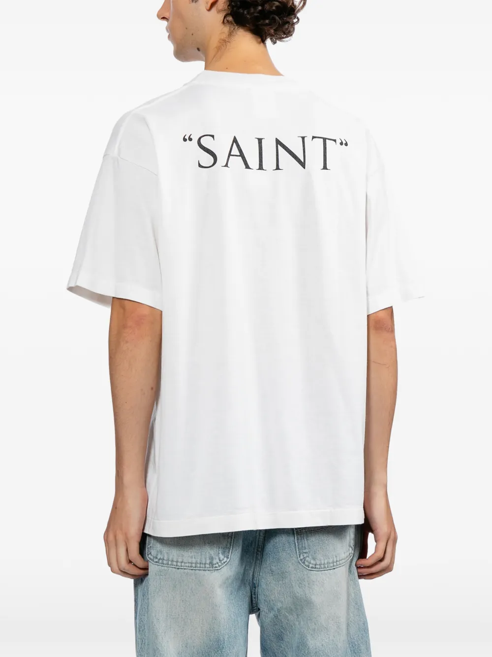 SAINT MXXXXXX T-shirt met grafische print Wit