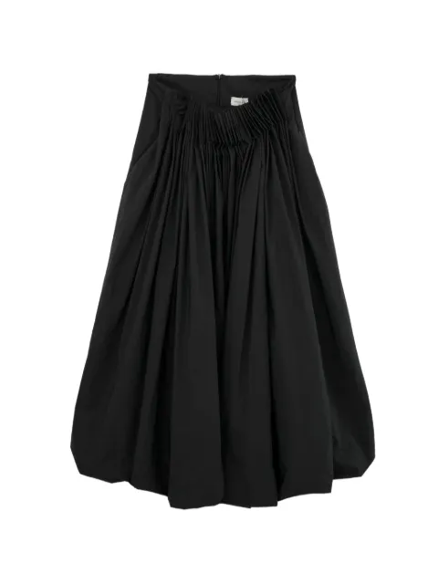 Magda Butrym gathered bubble-hem skirt
