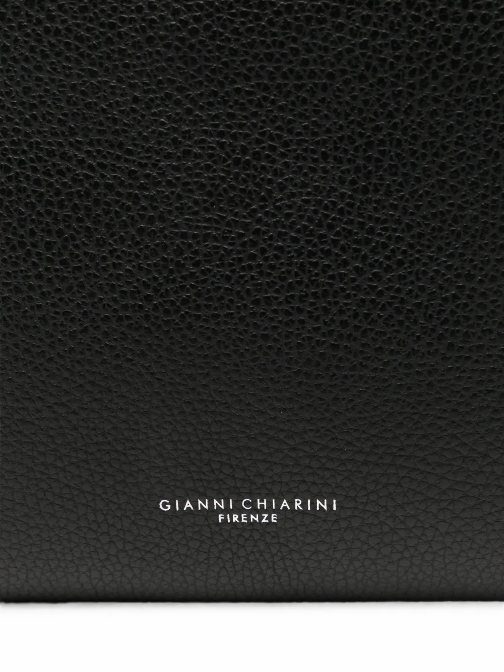 GIANNI CHIARINI Hermy leren clutch Zwart