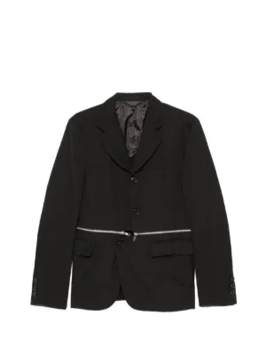 Sacai ストライプ ダブルジャケット | ブラック | FARFETCH JP