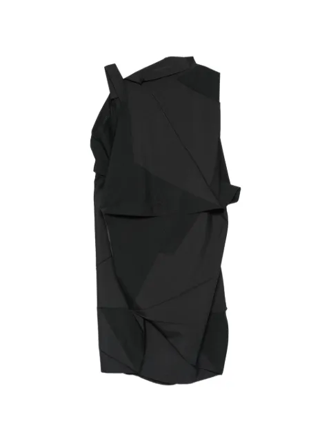 132 5. Issey Miyake robe mi-longue plissée à motif géométrique