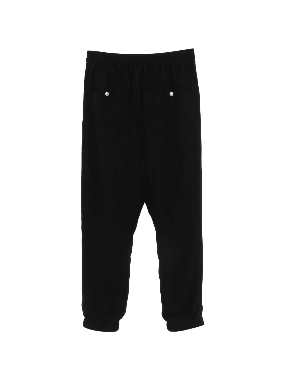 Rick Owens Cropped broek met trekkoord en rits Zwart