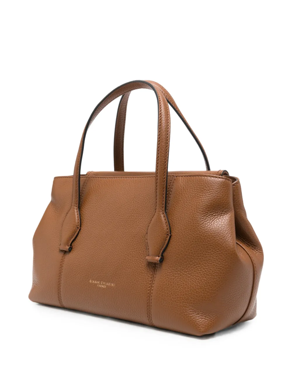 GIANNI CHIARINI Vicky leather tote bag Bruin
