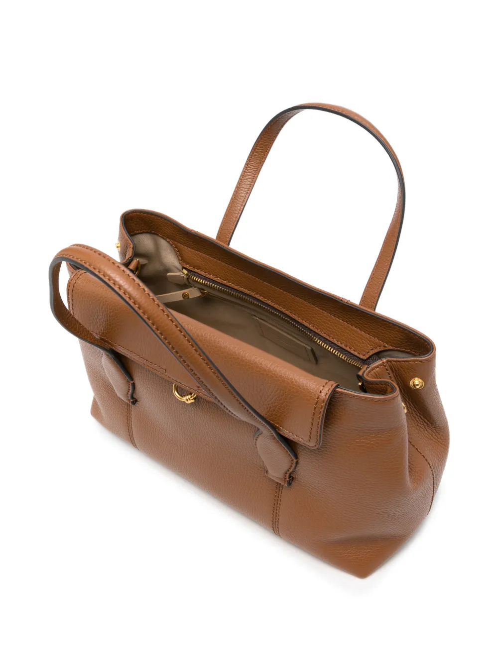 GIANNI CHIARINI Vicky leather tote bag Bruin