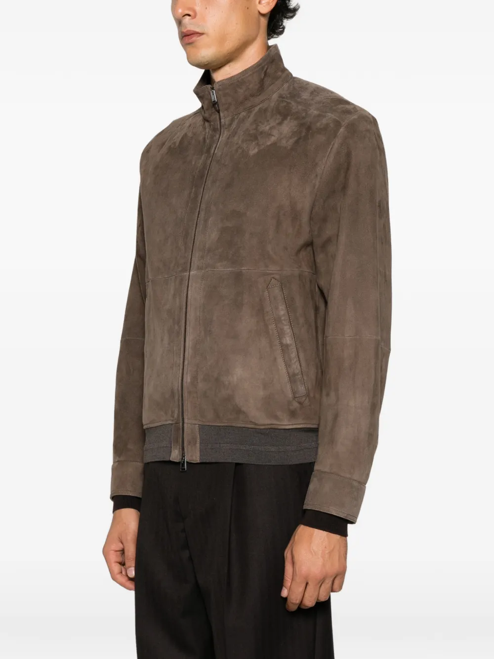 Canali Suède jack Bruin