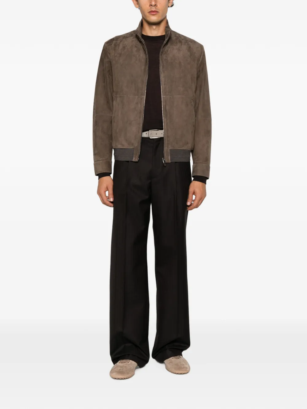 Canali Suède jack Bruin