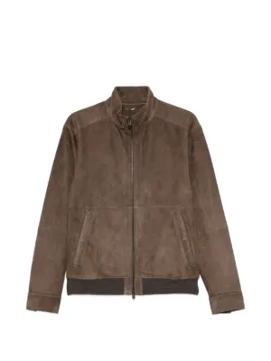 Brioni スエード ジャケット | ブラウン | FARFETCH JP