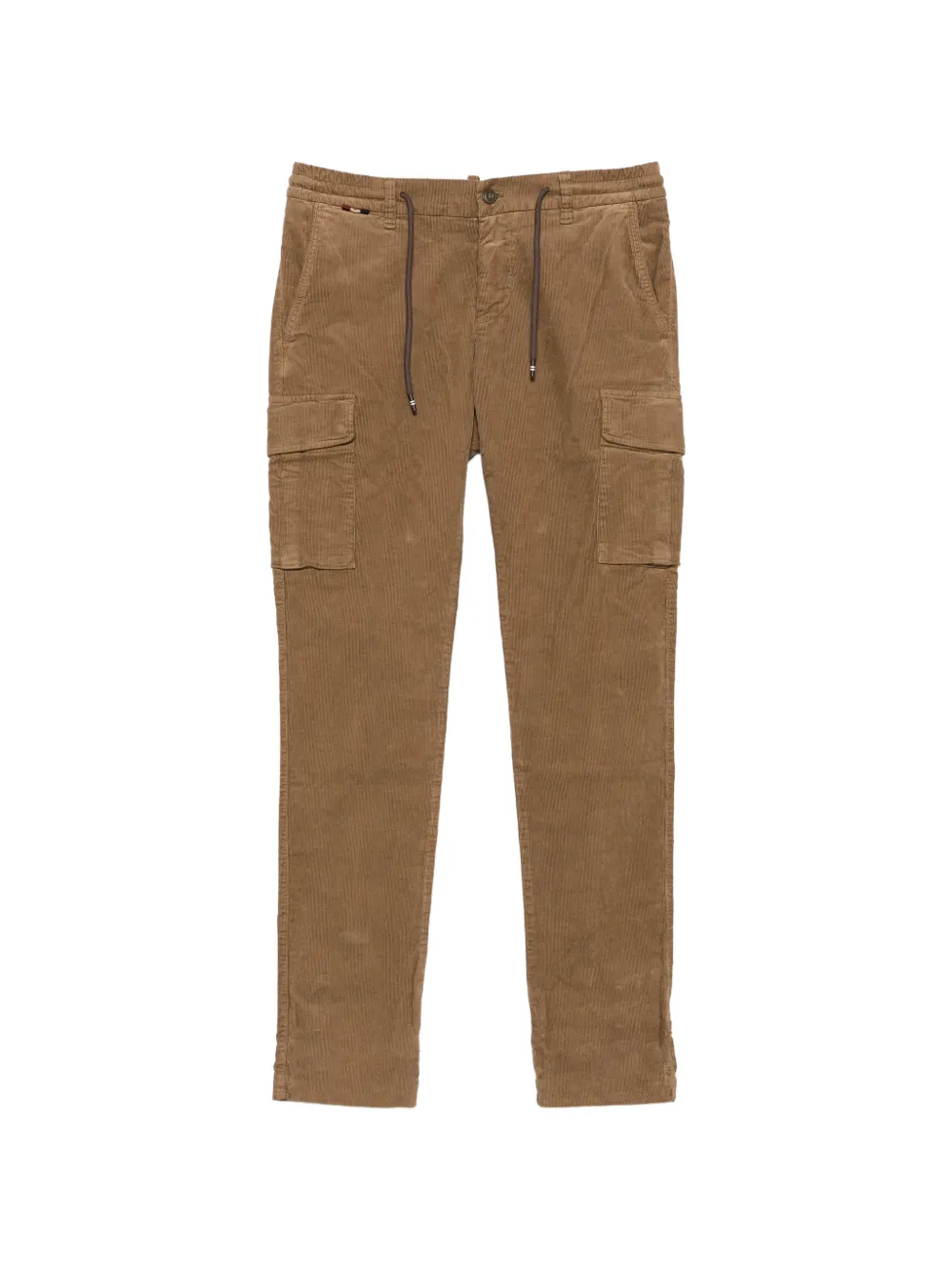 Mason's corduroy drawstring cargo trousers - Toni neutri